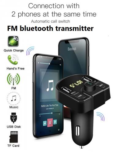 FM Transmitter s Bluetooth handsfree a pøehráváním hudby