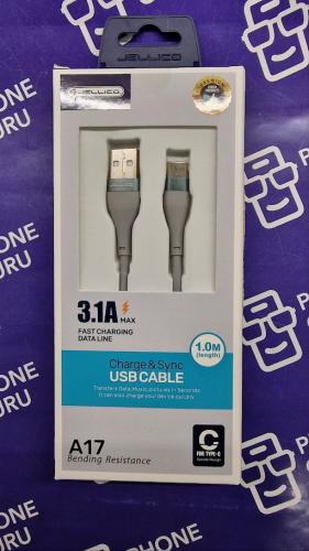  USB kbel JELLICO - A 17 3.1A USB-C ern  - zvtit obrzek