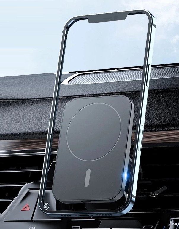 Magnetický držák s bezdrátovým nabíjením do auta s podporou MacSafe - zvìtšit obrázek